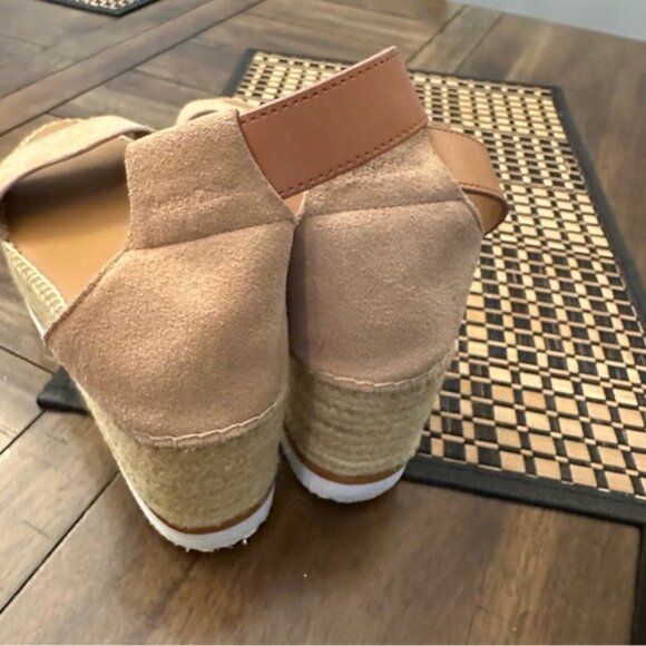 See by Chloé Glyn Platform Espadrille Wedge Sandals Women’s Size 7 - Picture 10 of 13